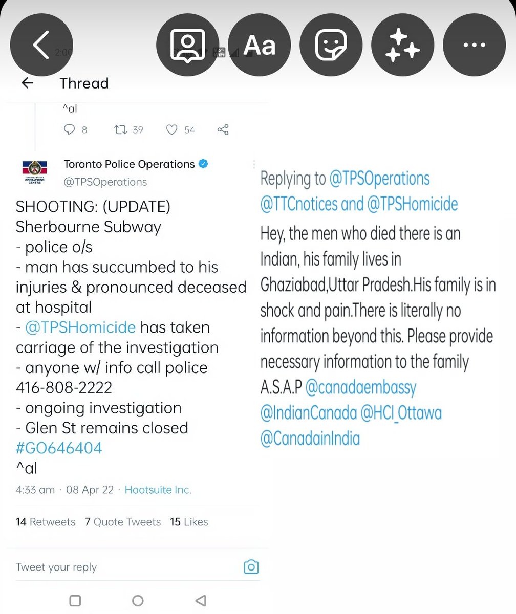 ojasva8691's tweet photo. @HarjitSajjan @theJagmeetSingh @HCI_Ottawa @DrSJaishankar @melaniejoly  Lack of information, need support with transparent investigation on this. He was just a kid. Don't let it go under the rug #justiceforkartik https://t.co/FnsUFNz9mz