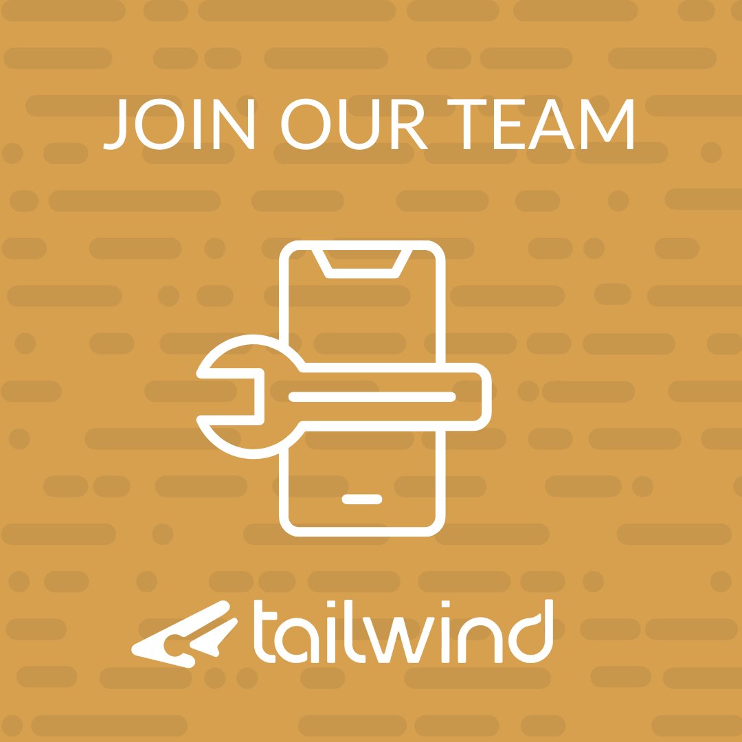 tailwind_sw's tweet photo. Are you located in Brazil, Portugal, Italy, Hungary, or Spain? You can work for Tailwind remotely!

Tailwind is in need of a User Experience Designer with 3+ years of experience who will work with clients and internal teams. 

Apply here ➡️  https://t.co/IIU02oSS46 https://t.co/SxT0KuLzAi