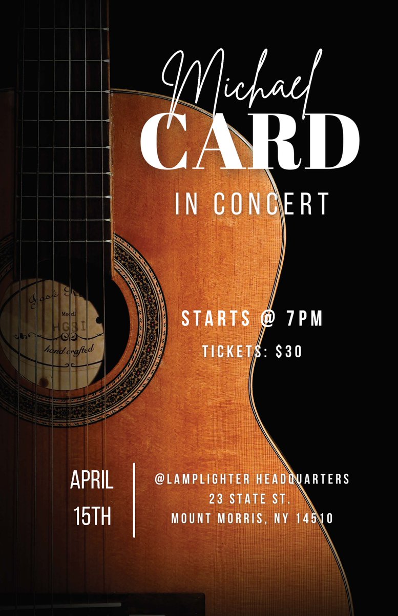 themastersguild's tweet photo. Today, we took a trip downtown to post fliers for our upcoming Michael Card concert. 
We'd love to see you there too! Come visit us on April 15th to experience a phenomenal concert, led by this incredible contemporary Christian artist. Tickets are only $30 each. Don't miss it! https://t.co/bPGkxewrdB