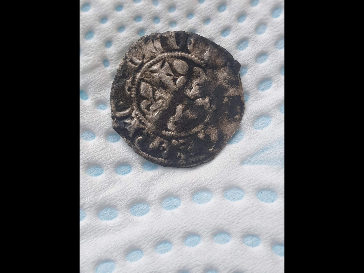 Another first for me. It never ceases to amaze me after 35 years detecting what can pop up! Found this, this afternoon.  A French knights Templar coin from the time of the crusades 1285-90.