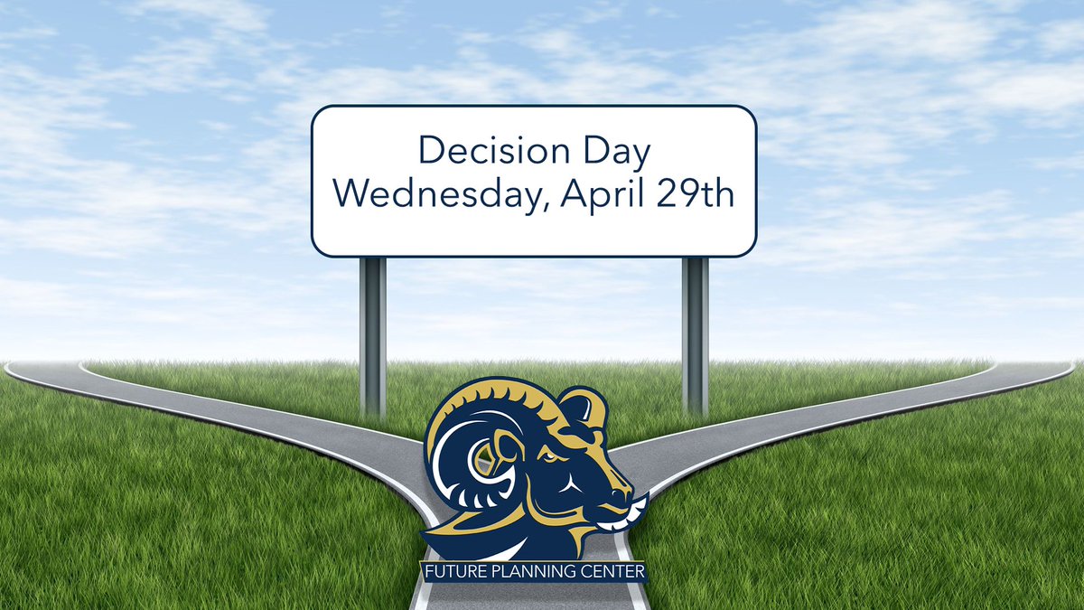 SpringFord_FPC's tweet image. Seniors: Decision Day will be held on Friday, April 29 from 8:30am-10:00am in McNelly Stadium! Check your school email for details!