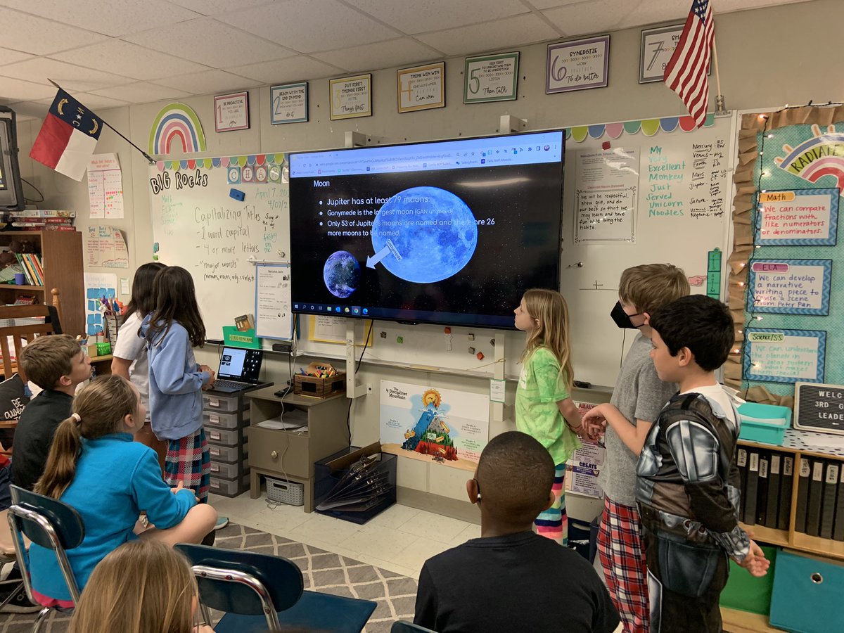 So heartwarming to see 5th grade leaders that were my previous students visit our classroom today to help their Solar System presentations today. 🥰 #leadershelpingleaders <a href="/CombsCatchUp/">Combs Catch Up</a>