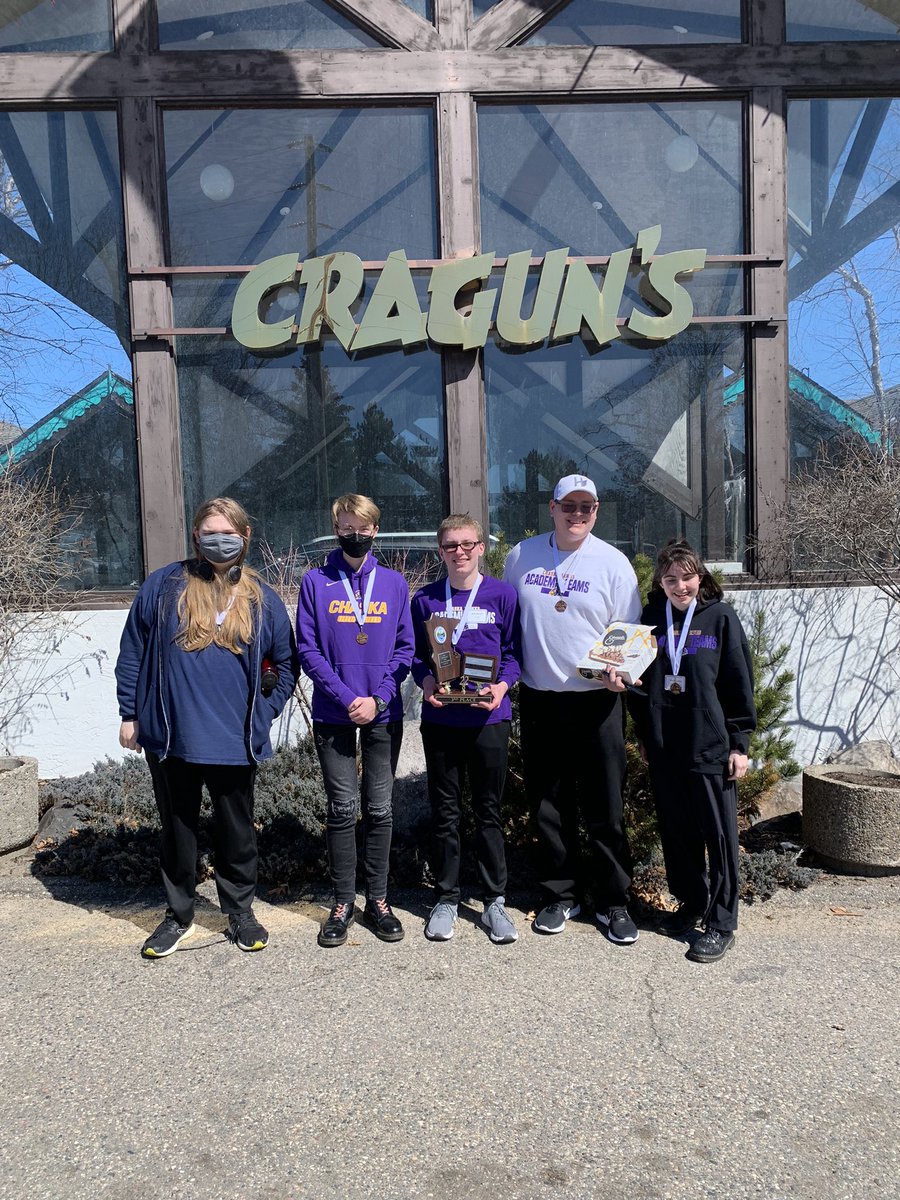 Chaska Purple takes THIRD place at State! Great work and congratulations to Reilly, Eliana, Connor, Tim, and Ruby! <a href="/hawksarts/">HawksArts&Activities</a> <a href="/ChaskaHawks/">Chaska High School</a>