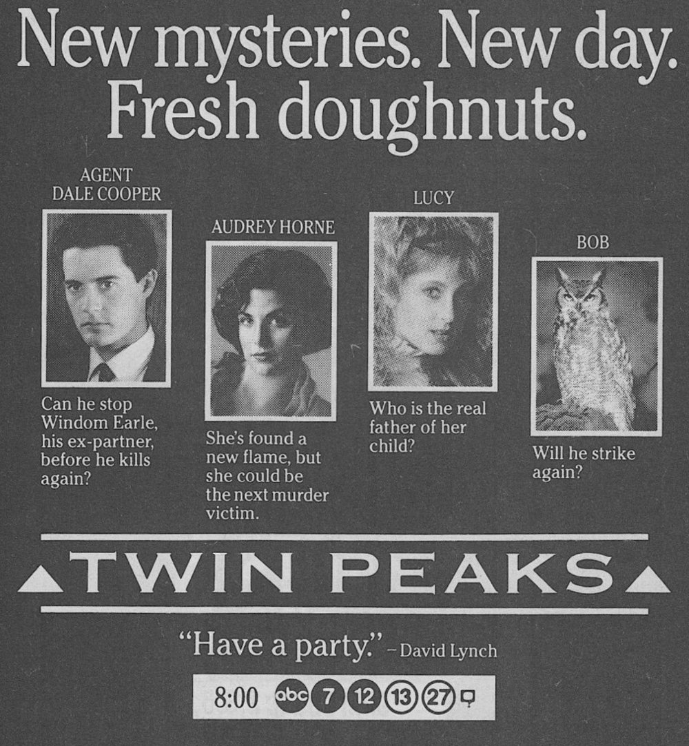 janusfilms's tweet photo. Also HAPPY TWIN PEAKS day to those who celebrate both! https://t.co/VexNtHRVsu