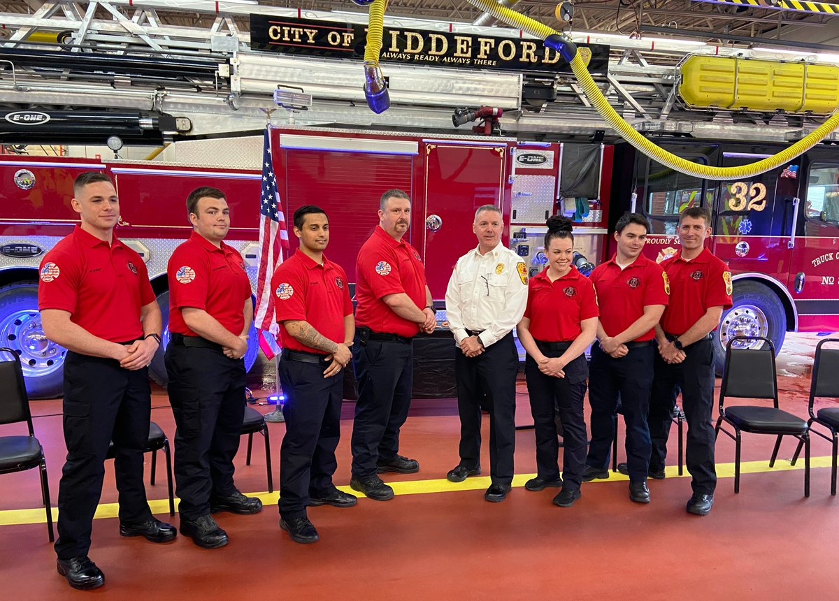 Congratulations to our second group of Biddeford Fire Department recruits to complete their "Rookie School" training! These six new members of the department have all been assigned to their respective shifts.