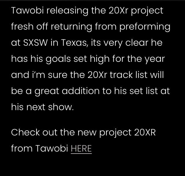 Tawobi's tweet photo. Big shoutsout and thank you’s to @joshx302 for this amazing write up on 20XR! 💊 https://t.co/lACAMMqFpo https://t.co/THaVr5JmwH