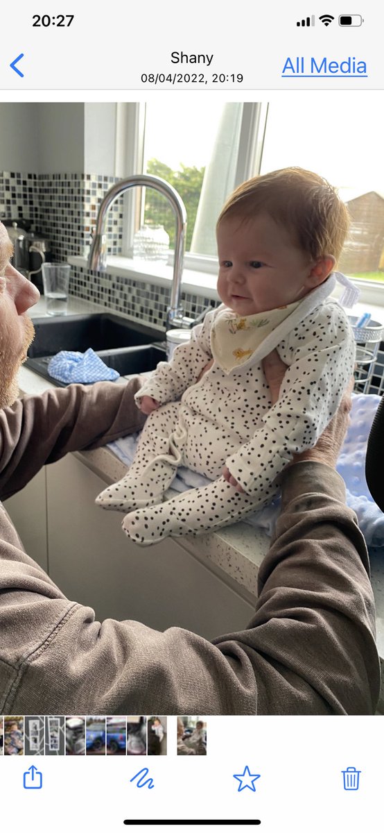stevie_har's tweet photo. My little grandson he is now 3 months old and such a happy little boy love him to bits ❤️ https://t.co/CguBUT2yXq