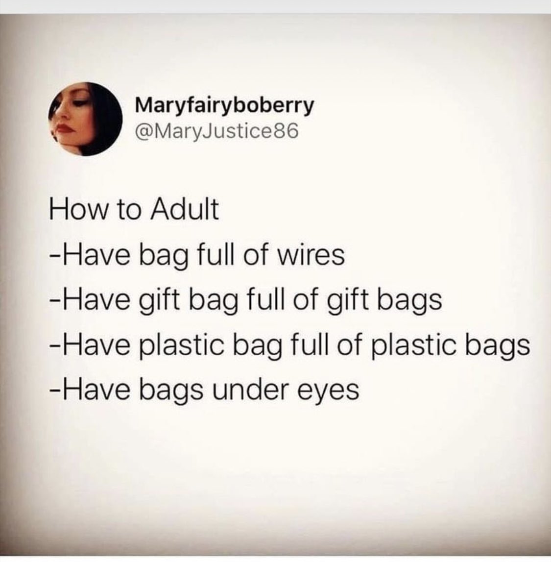 How to adult…