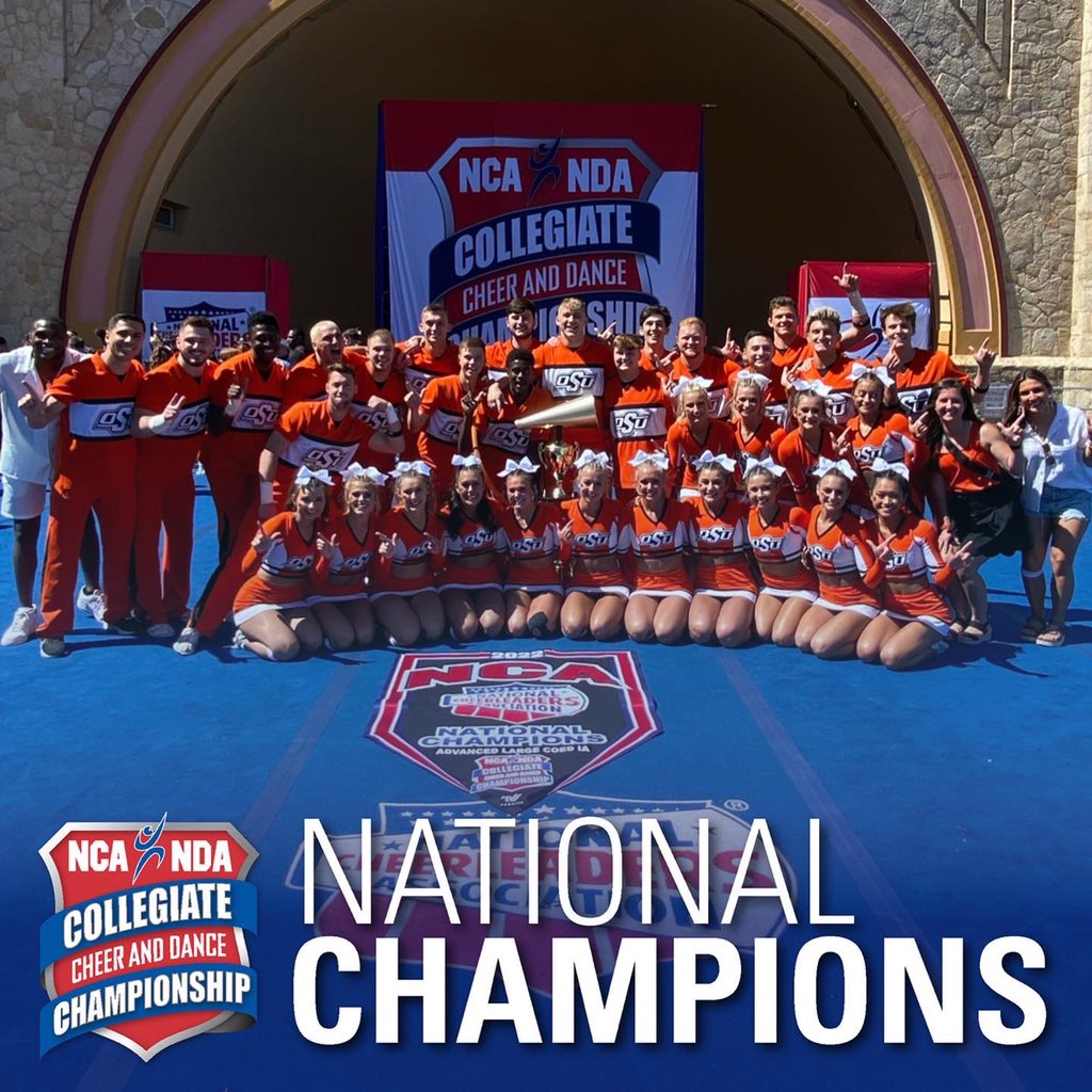 NCAupdates's tweet photo. Congratulations to our National Champions, Oklahoma State University! 📣 #theworkisworthit https://t.co/fdc8K9gNaE