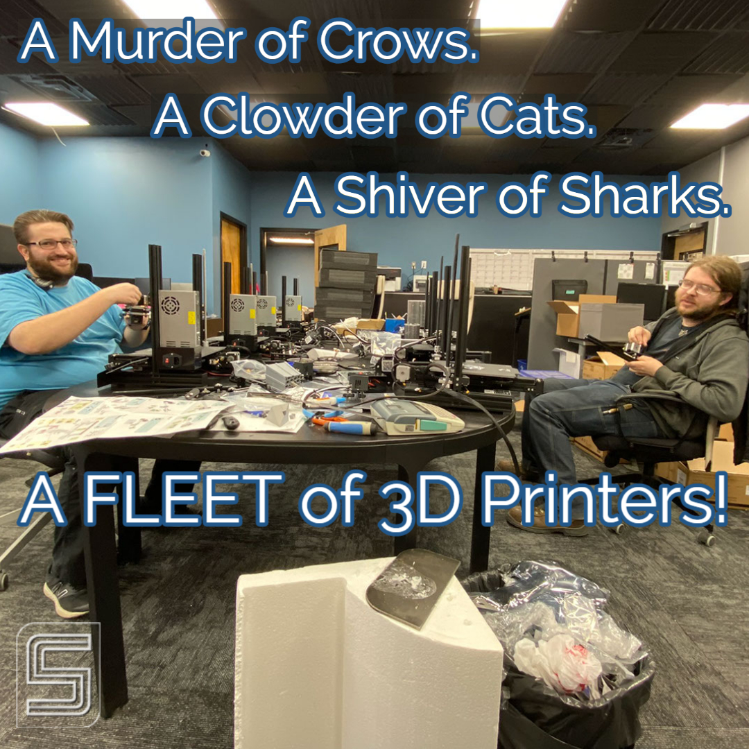 ScenicSolution's tweet image. #ThisWeekInTheShop, Eli and Motts spent time putting together more 3D printers. We now have 18!
#WeBuildSolutions
