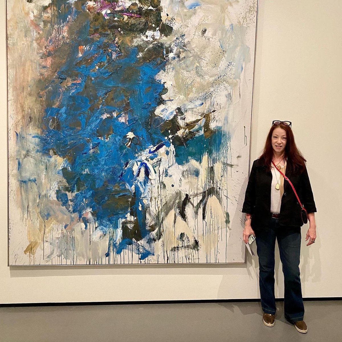 annbentonart's tweet photo. Spent the day in Baltimore with my Mama taking in the Joan Mitchell exhibit via a docent tour. It was just fantastic! We were so inspired, we went to Dick Blick for supplies after lunch at the Museum’s restaurant, Gertrude’s. A beautiful day spent with the best in the Burg! https://t.co/mnVNlilqiw