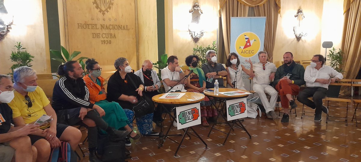 #Ahora Anuncian a la prensa las actividades de este fin de semana en la #AvenidaItalia, Galiano en #LaHabana <a href="/EGREMOFICIAL/">EGREM</a> @CrearTvCultura