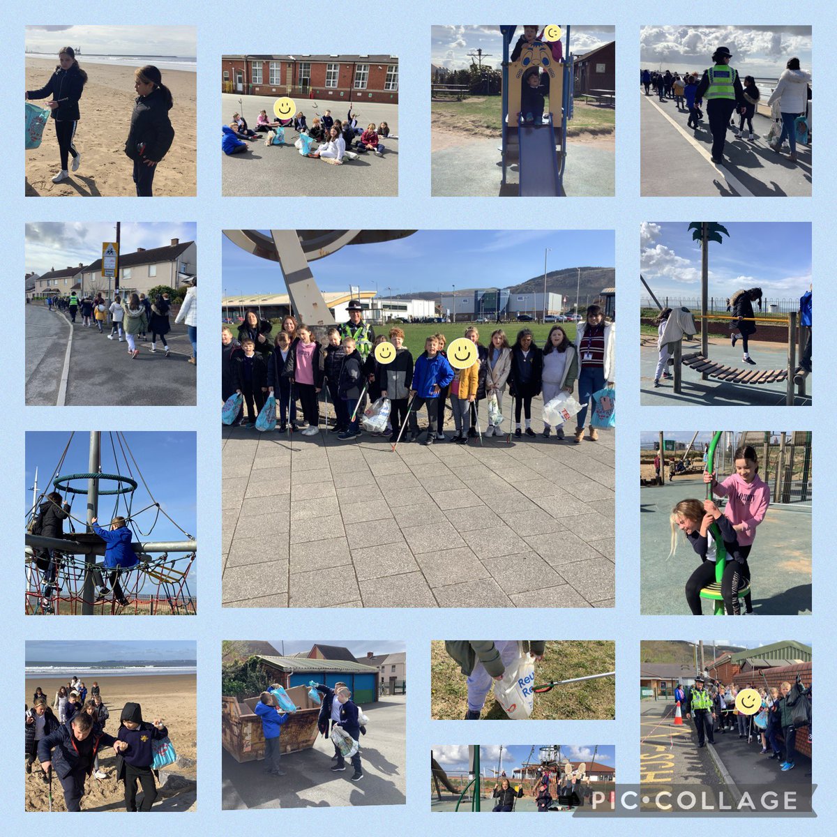 Sandfields_Pri's tweet photo. A massive DA IAWN to Candy Class and Clever Cats today for completing their sponsored 5k walk and for litter picking on Aberavon Beach to help ‘Keep Wales Tidy’. A huge effort by all, finished off with a little play in the park. #SFPCandyClass #SFPHWB  #SWPNeathPTalbot https://t.co/65vlhKUsXh