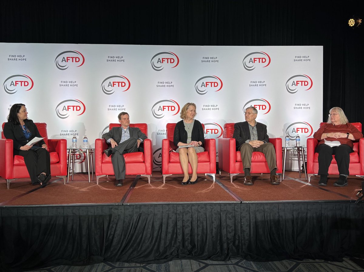 AFTDHope's tweet photo. "Participating in #FTDResearch, Advancing #FTDScience" at the #AFTDConference features two major FTD research programs. Dianna Wheaton is Director of the @EndFTDregistry. @allftd is a comprehensive network targeting most varieties of frontotemporal lobar degeneration (#FTLD). https://t.co/KPOO2EJeCG