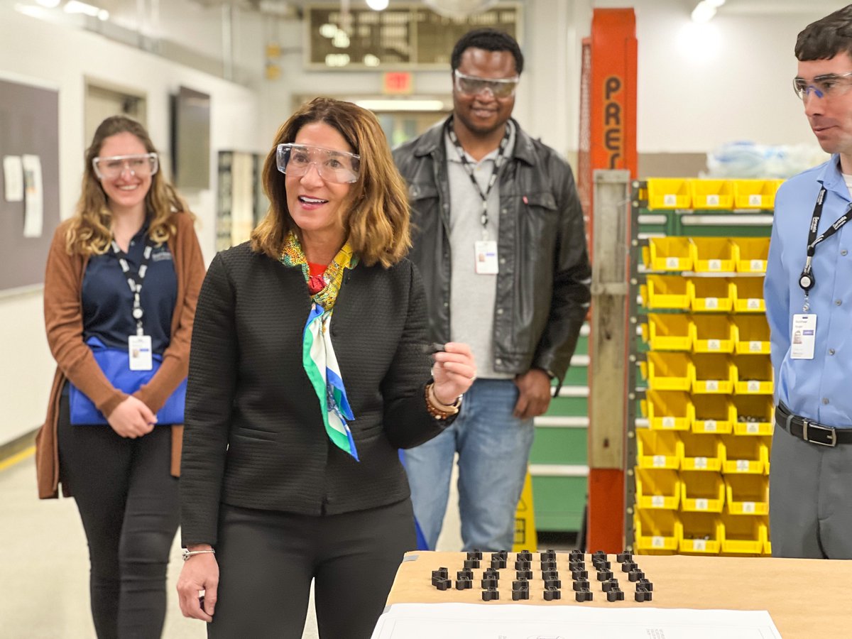 MassEducation's tweet photo. Today, @MassLtGov, @RepAuchincloss, and @MassEducation Secretary toured a developmental lab at @Sensata in Attleboro. Sensata has been an innovative partner with the #STEM Advisory Council, volunteering with local schools to #InspireASTEMStart. https://t.co/SGXkvC0CMw