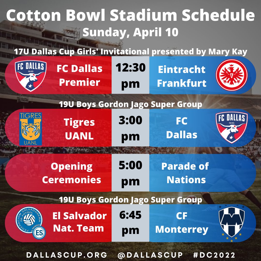 Dallas Cup on Twitter "Marquee opening day event for DC2022