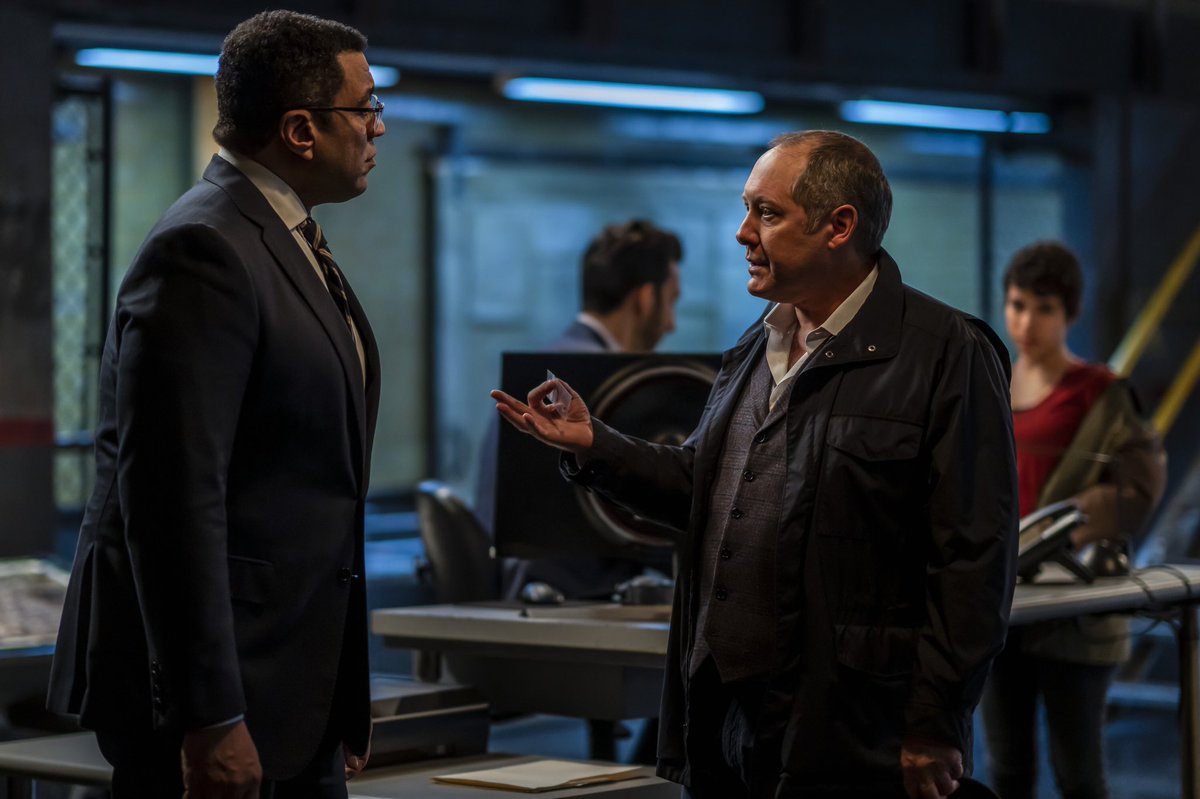 HarryJLennix's tweet photo. Another new episode of #TheBlacklist airs tonight! Comment below what you think Cooper and Red are discussing here. https://t.co/ueVQiijQdz