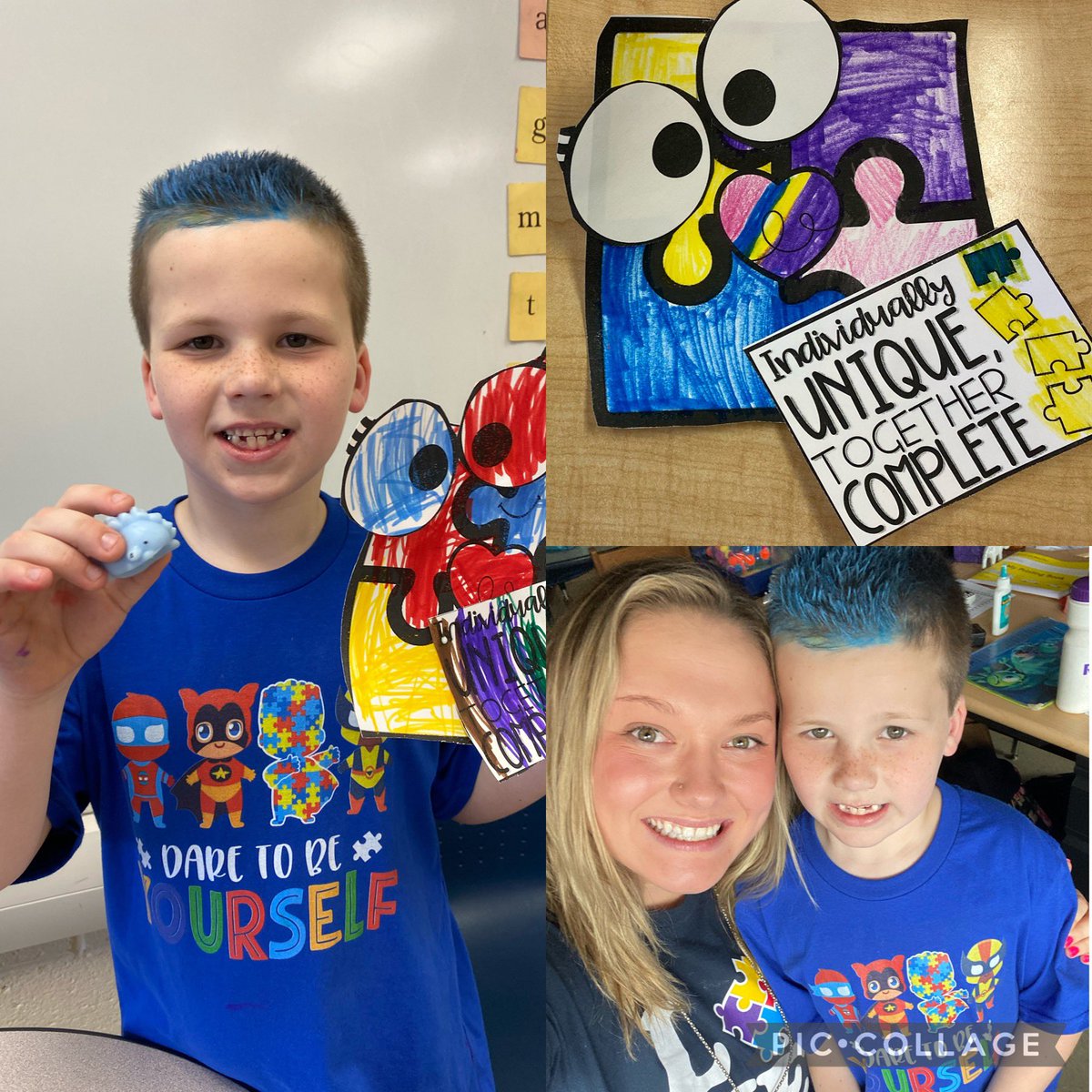 MsEmilyPhillips's tweet photo. Happy Spring Break from these very busy first graders!π£πΈπ
Today we celebrated #AutismAcceptanceMonth, created equations and graphs with our #JellyBeanMathπ, and had a very special #EggHunt!
I hope everyone in the @PennDelco School District has a safe and relaxing break!ππ https://t.co/OdRe6Sp3Lx