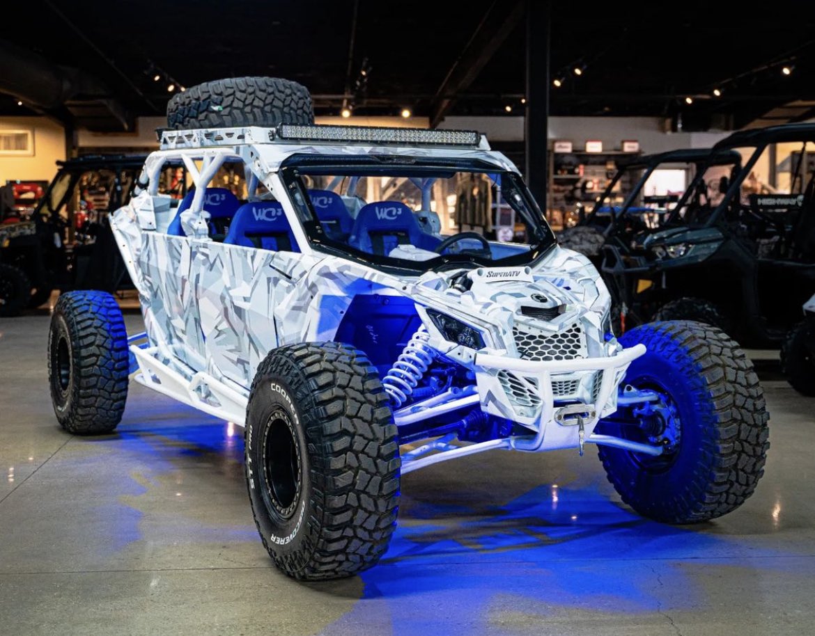 superatvtweet's tweet photo. #sheesh π₯΅ @CycleCountry set up this @CanAm #MaverickX3 to turn heads on the showroom floor! π₯ Complete with #RhinoAxles and an #SATV Shock Tower Brace. πͺπ #BuiltforBattle
#superatv #satvnation #texas #woodscyclecountry #utvracing #offroadracing #cyclecountry https://t.co/qda7RPSh41