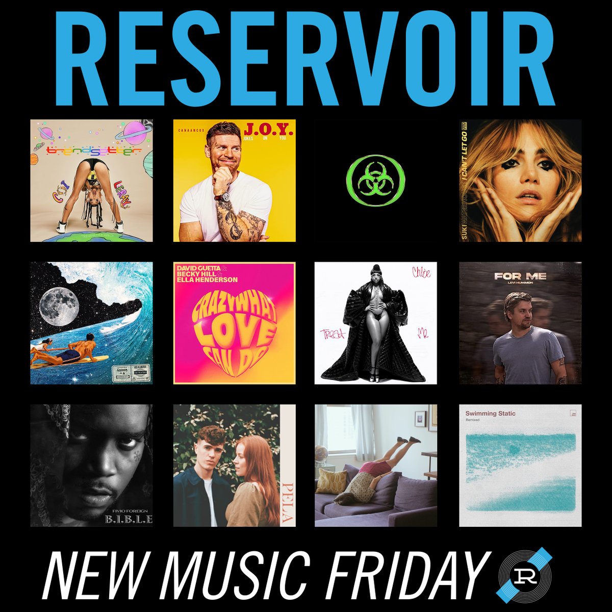 Reservoir (@reservoirmedia) on Twitter photo #NewMusicFriday
π₯<a href="/ChloeBailey/">ChloΜe</a>
π<a href="/davidguetta/">David Guetta</a>
π«<a href="/levihummon/">Levi Hummon</a>
π<a href="/kidsinamericaUS/">Kids In America</a>
π@CanaanCox
ποΈ<a href="/coi_leray/">PINKSWEATSUITS</a>
π‘<a href="/copelandmusic/">Stewart Copeland</a> x <a href="/rickykej/">Ricky Kej</a>
β€οΈβπ©Ή<a href="/sukiwaterhouse/">Suki Waterhouse</a>
π@toxicpopsyndrme
βοΈ<a href="/FivioForeign/">Fivio Foreign</a>
π«΅<a href="/deidremusic/">Deidre & the Dark</a>
And more!
Stream: spoti.fi/3FTzBfc #NewMusicFriday
π₯<a href="/ChloeBailey/">ChloΜe</a>
π<a href="/davidguetta/">David Guetta</a>
π«<a href="/levihummon/">Levi Hummon</a>
π<a href="/kidsinamericaUS/">Kids In America</a>
π@CanaanCox
ποΈ<a href="/coi_leray/">PINKSWEATSUITS</a>
π‘<a href="/copelandmusic/">Stewart Copeland</a> x <a href="/rickykej/">Ricky Kej</a>
β€οΈβπ©Ή<a href="/sukiwaterhouse/">Suki Waterhouse</a>
π@toxicpopsyndrme
βοΈ<a href="/FivioForeign/">Fivio Foreign</a>
π«΅<a href="/deidremusic/">Deidre & the Dark</a>
And more!
Stream: spoti.fi/3FTzBfc