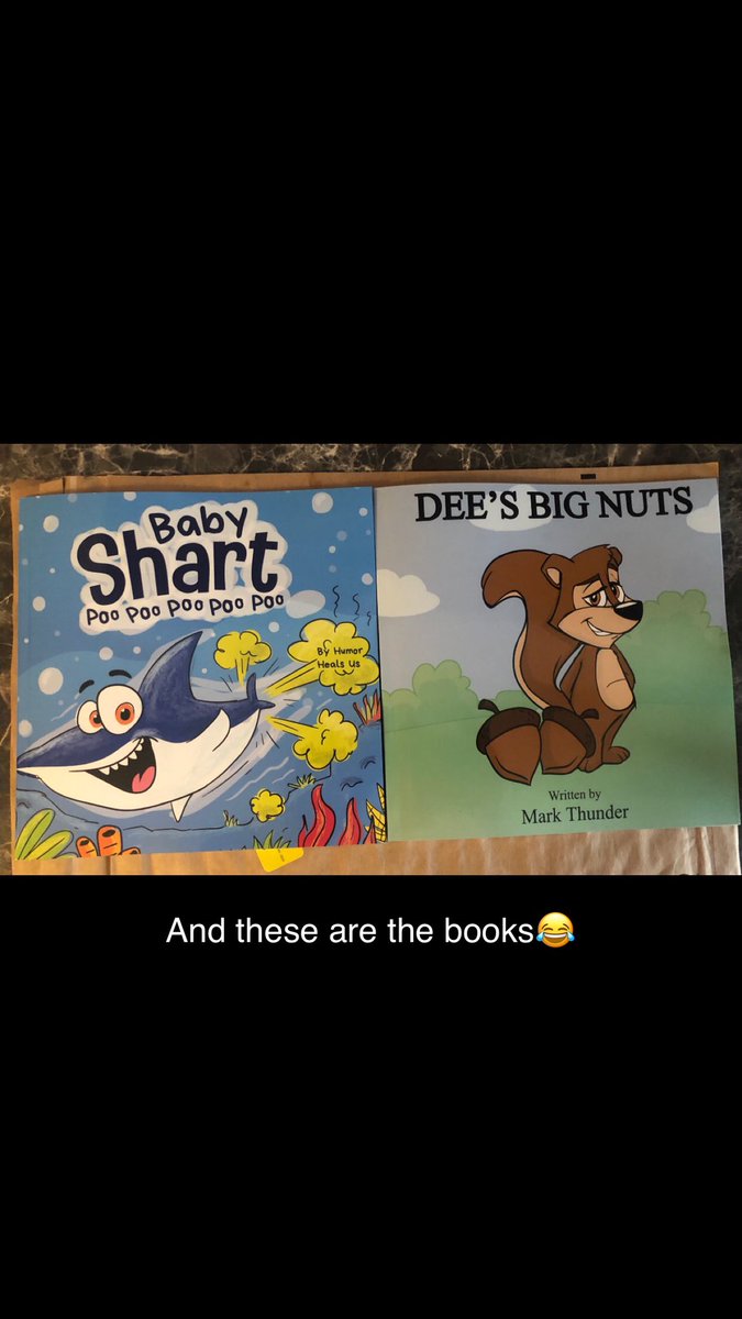 When your dad says he’s sending you children books because you’re wife is pregnant…and these are the books😂
