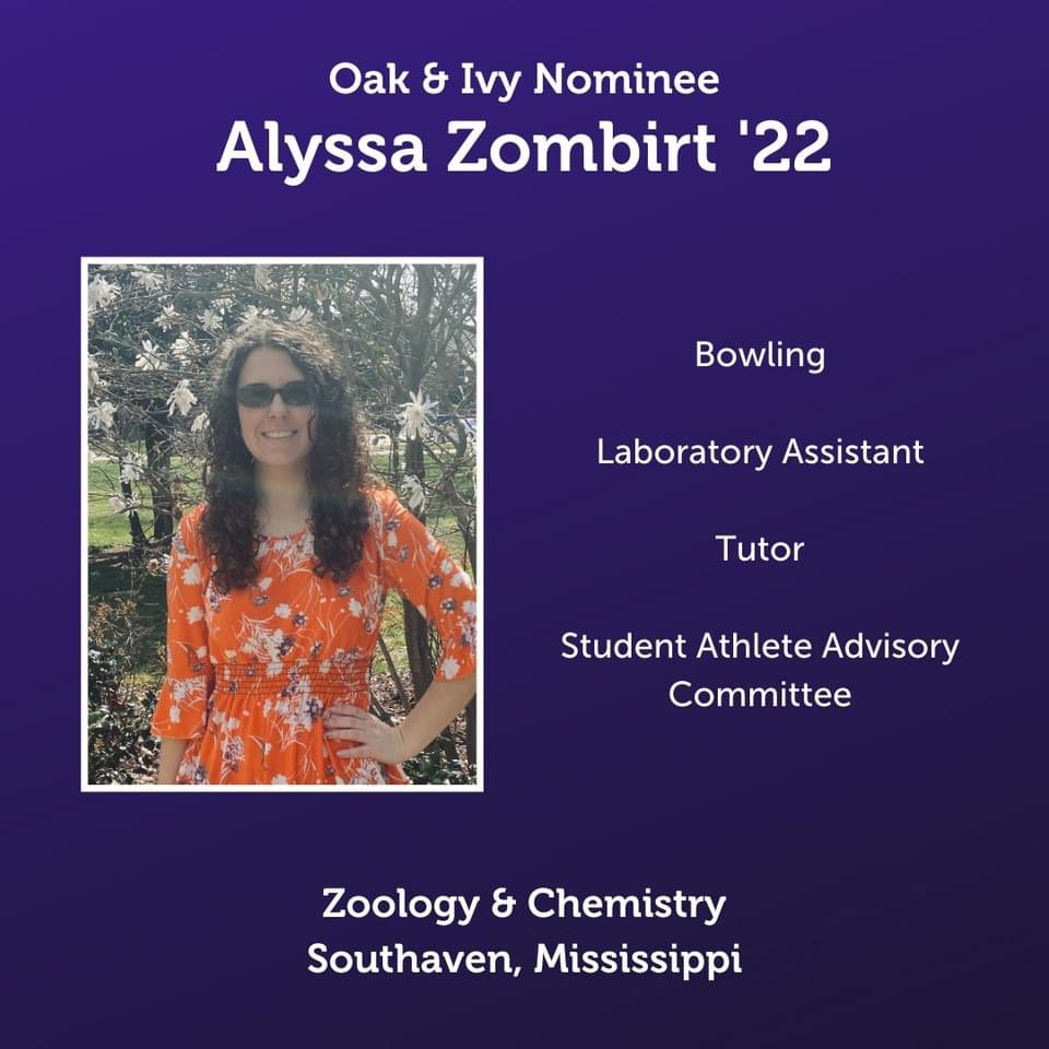 Senior Alyssa Zombirt is up for this prestigious award tonight!