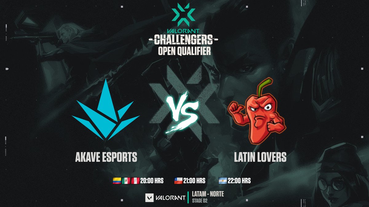 AgentesenLinea's tweet photo. #VCTLatam | Open Qualifier 

Enfrentamiento por la ronda 3 de las Open Qualifier del VALORANT Challengers - Stage 02  de la región Norte.

@AkaveEsports  🆚 @LatinLoversVAL 

🔥🔥🔥 https://t.co/Jx4CGU3lLe