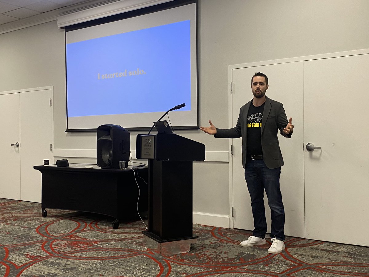 Unconf_US's tweet photo. Last (but certainly not least) to take the podium was @swiftotter_joe, who shared his insights and tactics when it comes to problem-solving in the eCommerce development sphere. Check out his book: The Art of eCommerce Debugging https://t.co/YO7th0NHo6