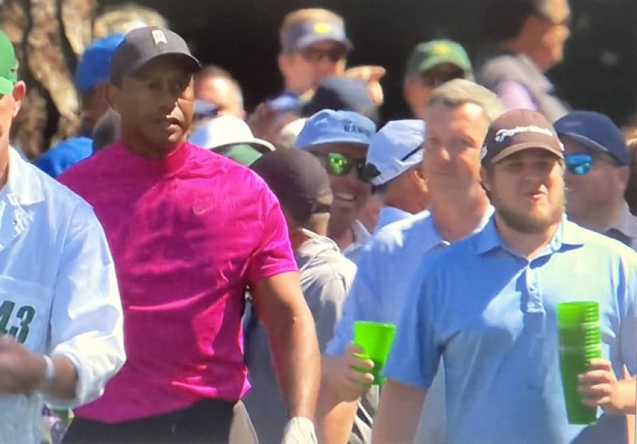 Just two dudes absolutely dominating Augusta