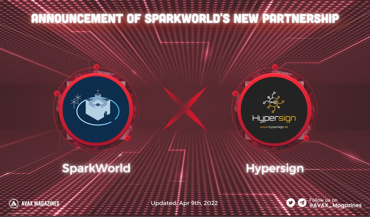 AVAX_Magazines's tweet photo. 📢@_SparkGM announces partnership with @hypersignchain a globally leading #DeFi management protocol for security🛅🛅

Read more info here👉https://t.co/RQTafoZZNZ

#AVAX $AVAX $HiD #AvaxMagazines https://t.co/yMANnR8auF