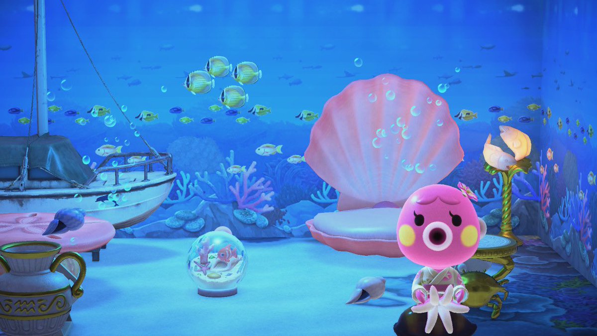 Blegancrossing's tweet photo. Her tentacles while sitting are adorbssss 🐙 #hhp #acnh https://t.co/8OF7GHmdEK