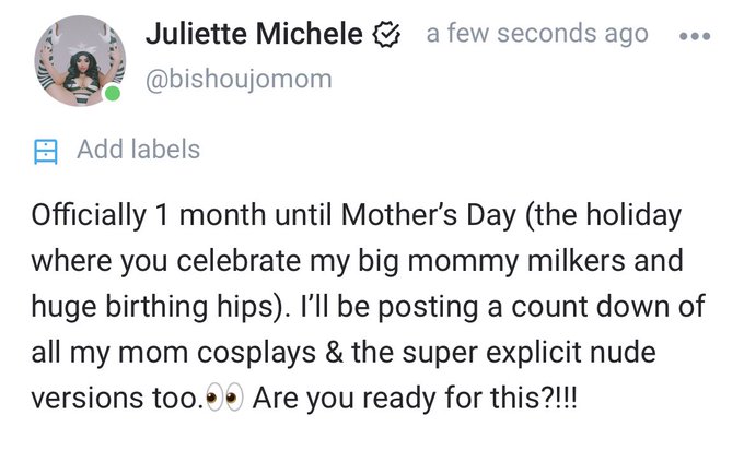 Countdown to milf &rsquo;s day starts 💖NOW💖 https://t.co/E1AMbvvh86