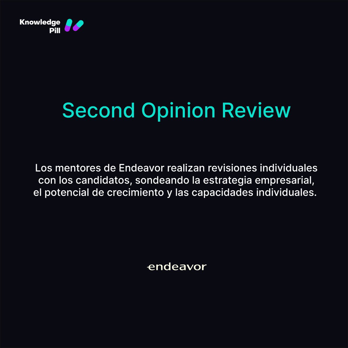 EndeavorEcuador's tweet photo. ¡Entérate más sobre el proceso de selección que siguen nuestros emprendedores 🔥 en la #KnowledgePill de esta semana! 💯
#oneendeavor
#entrepreneurship
#dreambigger https://t.co/JdY2pUdzzx