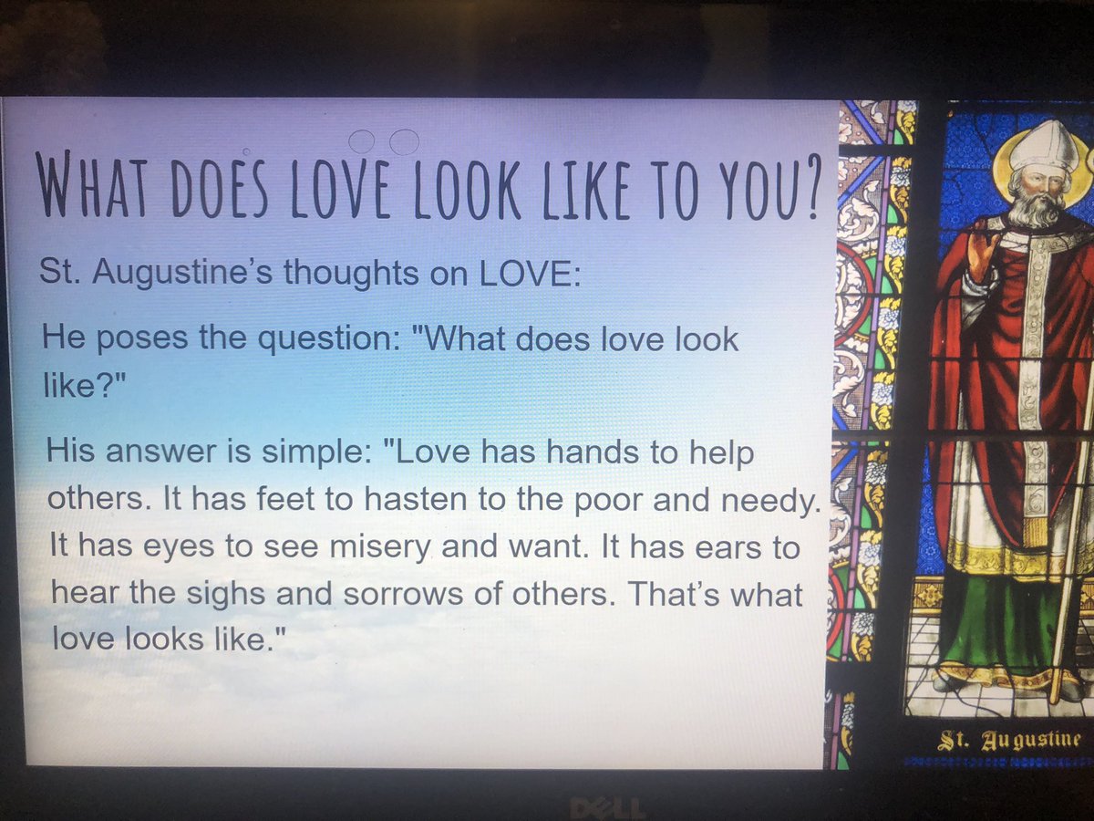 Solorzano’s grade 7/8 students virtually led today’s school liturgy in English and French to celebrate the virtue of LOVE .Thank you to our French teacher Ms.Bachara.