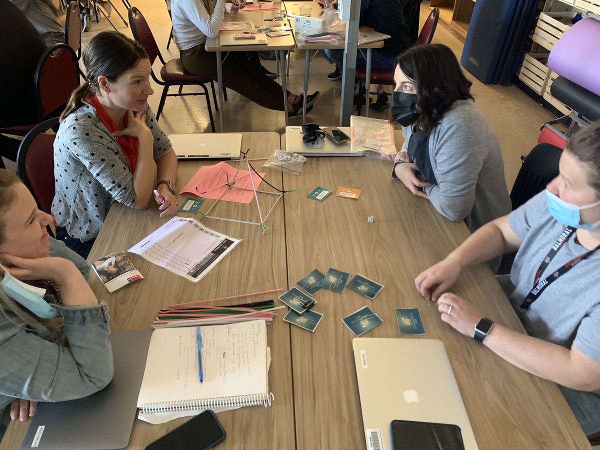 BalmoralTLC's tweet photo. Staff engaging in the brain architecture game with Area Strategists - a valuable learning experience for all educators. @yyCBEdu @CbeArea2 https://t.co/txynwaiFKh