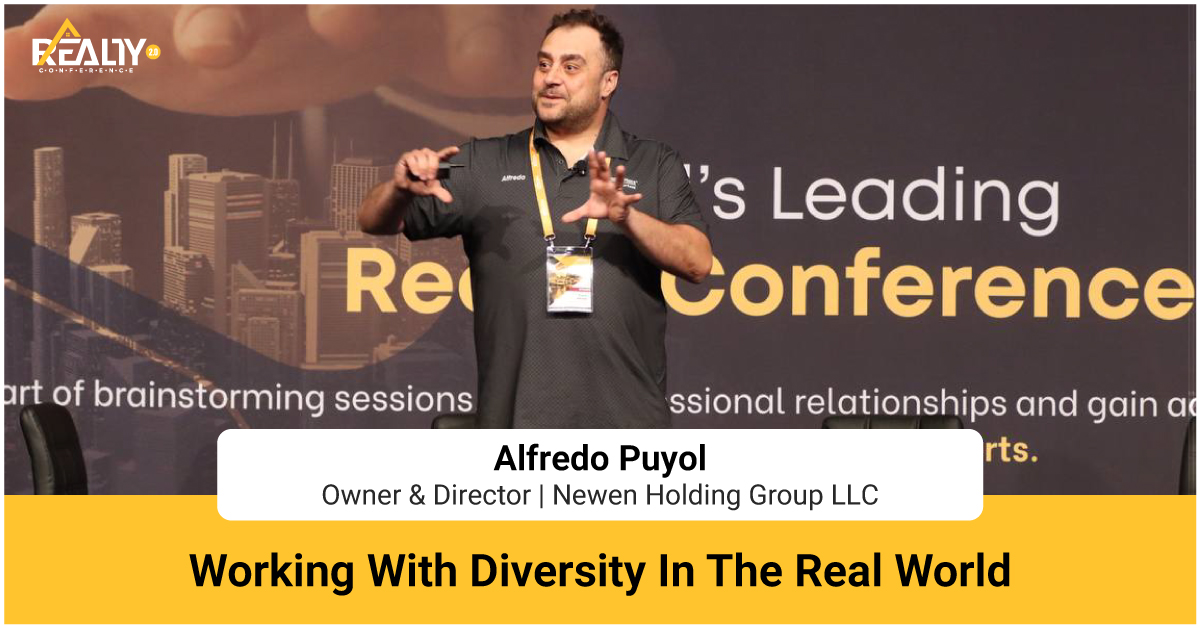 realty2conf's tweet photo. Alfredo Puyal is explaining the challenges and effective approaches to including underrepresented groups in real estate/construction businesses. 

Join the live stream on https://t.co/aYxap1tsAc

#Realty #Conference #KeynoteSpeaker #LasVegasEvents #Realty2Conf https://t.co/bFmnmfk4Bv