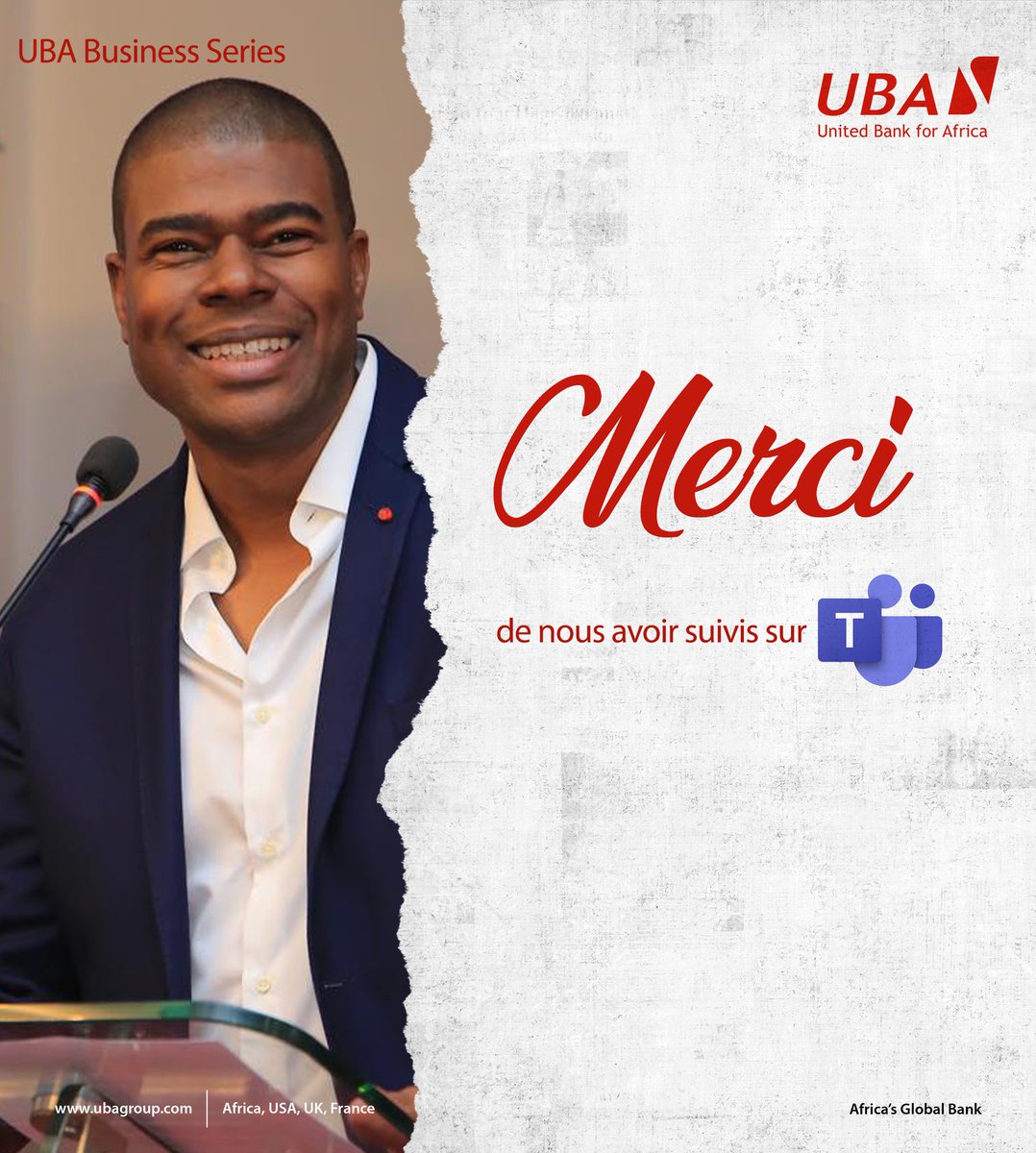 UBA_Cotedivoire's tweet photo. Merci de nous avoir suivis ce matin.
Retrouvez l'intégralité de la vidéo sur notre chaîne YouTube.
Restez connectés pour la prochaine édition !
#AfricasGlobalBank #UBACDI https://t.co/lTXnaqaDIj