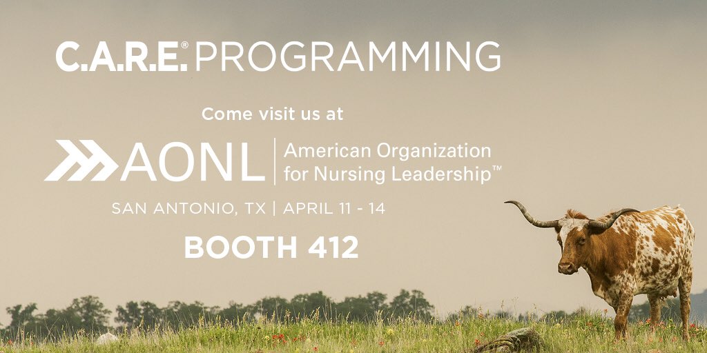amandaseatt's tweet photo. We’re only a few days away from @tweetAONL in San Antonio! 
 
Will I see you there? 
 Visit me and @CAREJamesV at booth #412 to learn how C.A.R.E. Programming creates a healing environment + pick up some awesome swag.  #AONL2022 #NurseLeaders https://t.co/0ynD0qC5h8