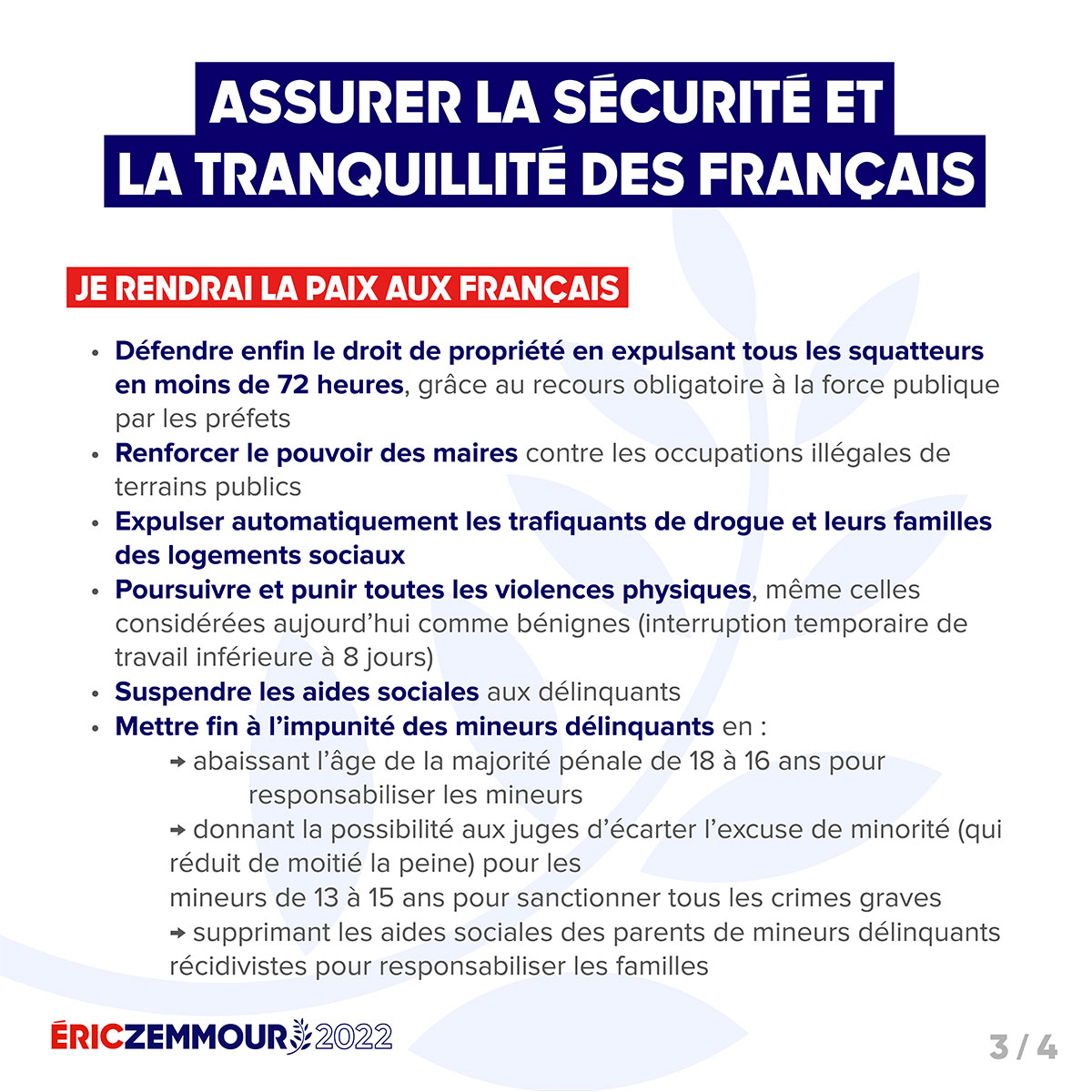 ProgrammZemmour's tweet photo. #ProgrammeZemmour JUSTICE
🔗https://t.co/fYGCAkVDn0
https://t.co/cOnOMc3KKI
https://t.co/7iRxisenbG
https://t.co/NlsEOP4RDF
#JeVoteZemmourLe10avril #DimancheJeVoteZemmour
#JeFaisMentirLesSondages
Donner procuration ➡️ https://t.co/8CyAZxMqkD
@LiensZemmour. https://t.co/RBToWRUnSy