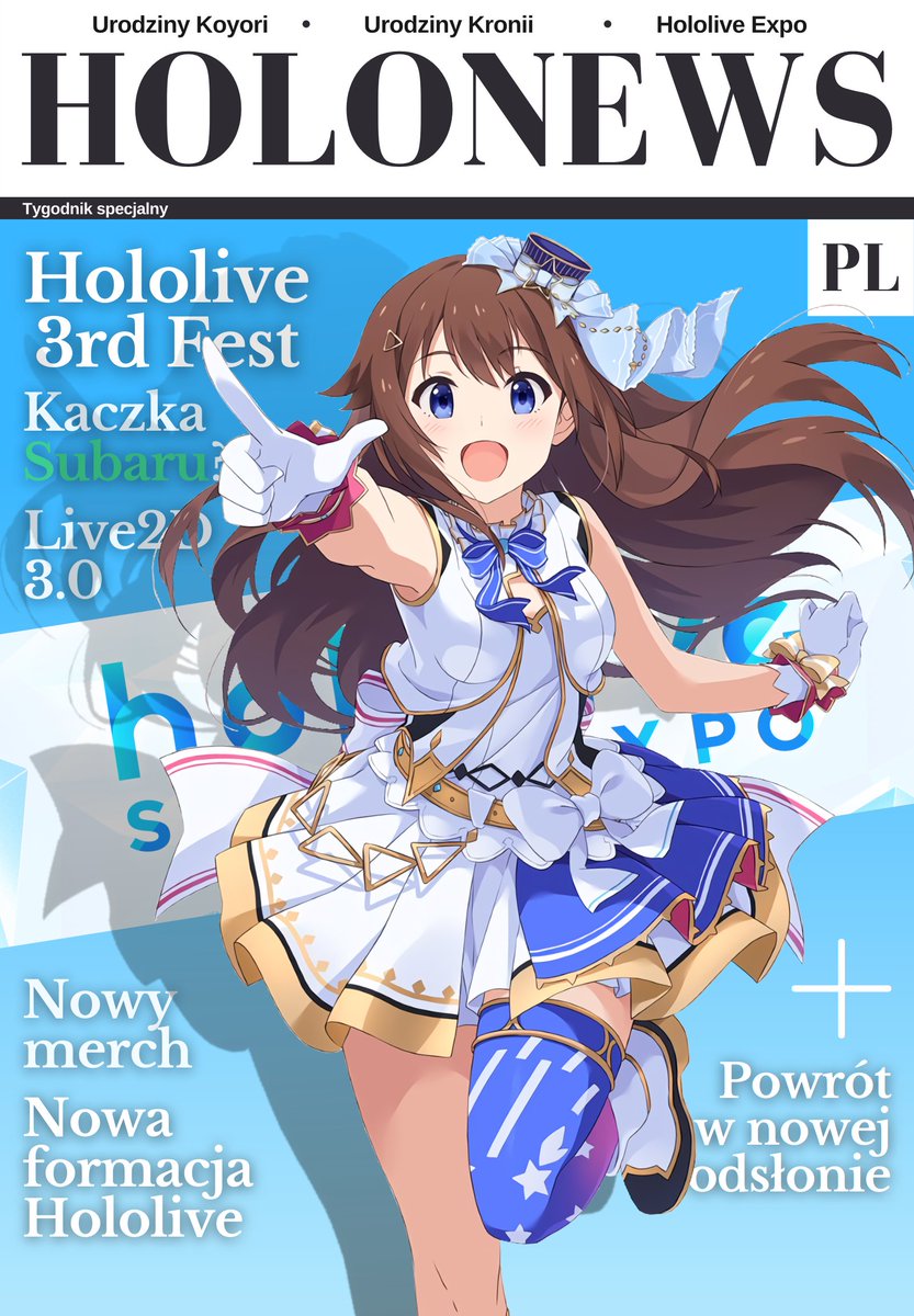 HoloNewsEN's tweet photo. HoloNews PL ver. 14.03. - 20.03. #Hololive #Holostars #HololiveEnglish #HoloID #HoloNews #HololivePL #Pololive (1/9) https://t.co/SuSdwakNFr