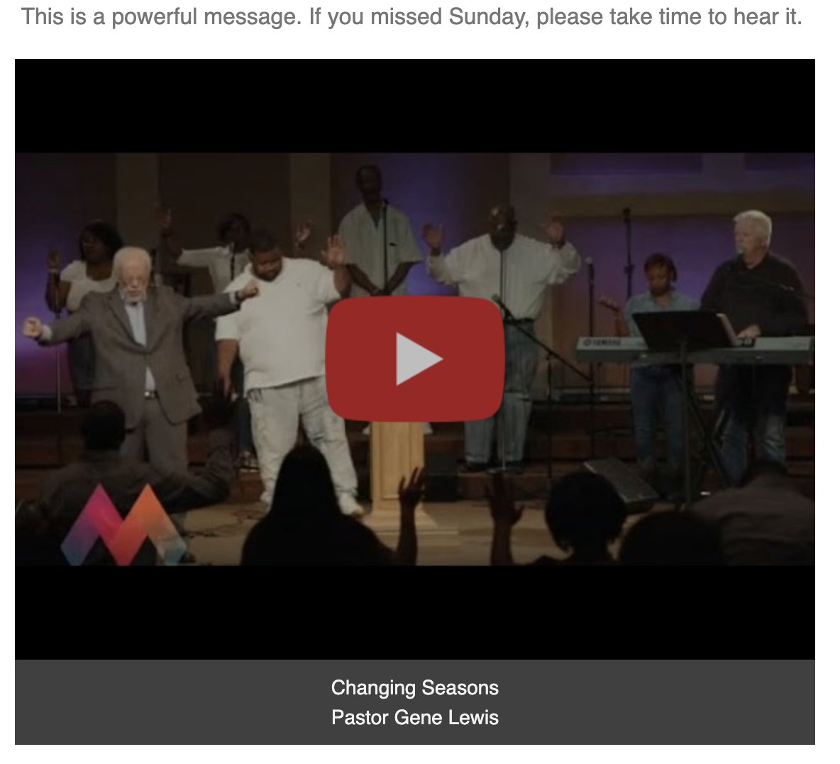 Sunday's Message From Pastor Gene - mailchi.mp/a5548beca67c/s…