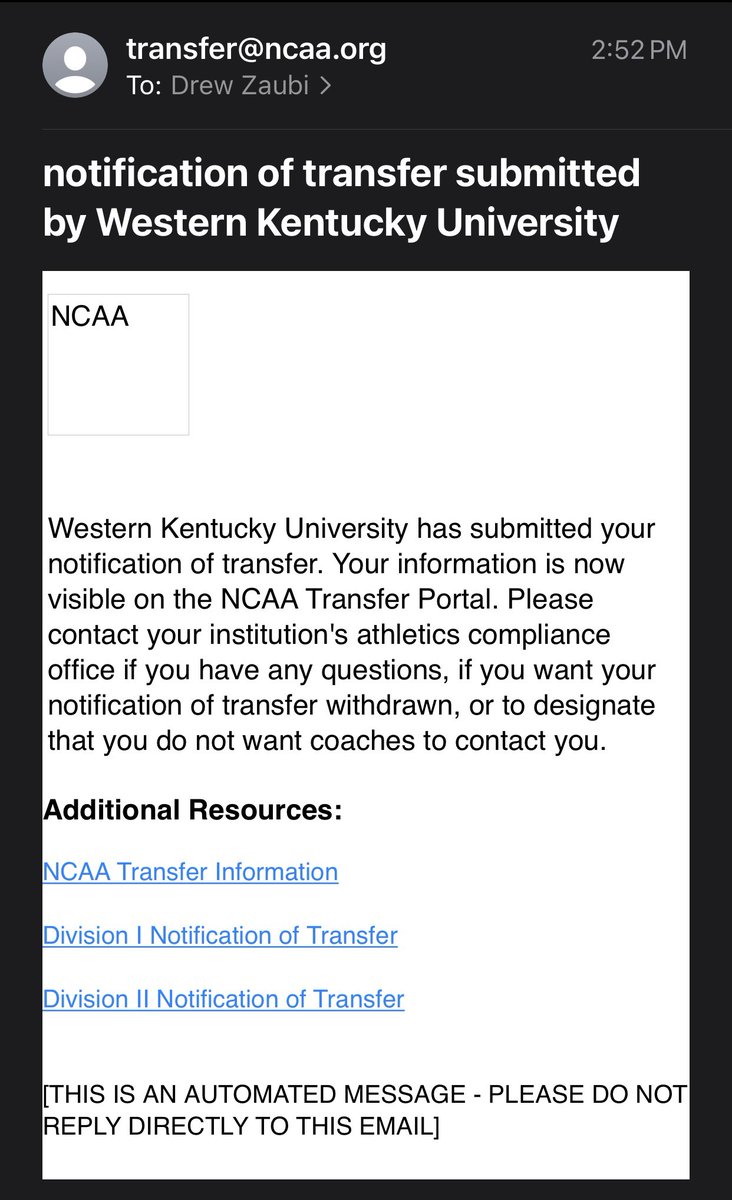 I cannot thank my coaches and teammates enough for everything here. Western Kentucky will hold a special place in my heart, but it’s on to the next chapter. I’m entering the transfer portal with 2 years eligibility and will have my degree at the end of May