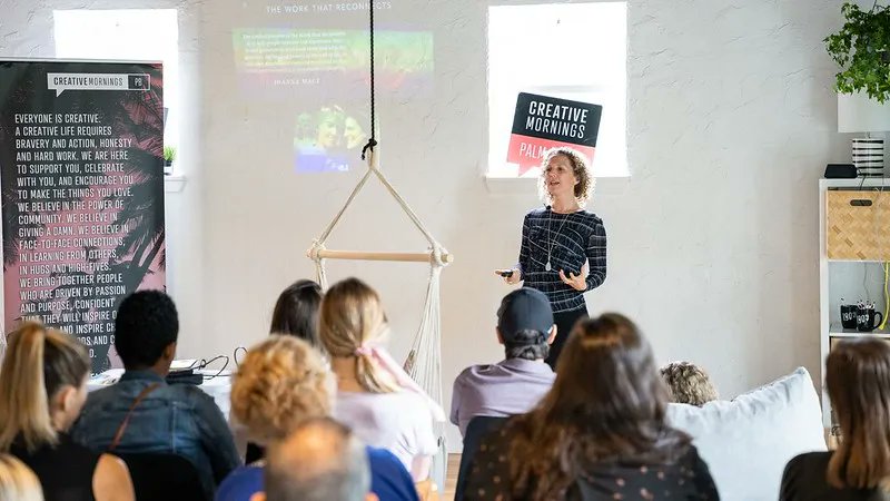 How we can be here for each other, all that is human and non-human, and cherish what we have on this planet? Watch <a href="/valsilidker/">Val.Silidker</a>'s moving talk for <a href="/cm_palmbeach/">CreativeMornings/PB</a> and see the world anew buff.ly/3DVWfEr