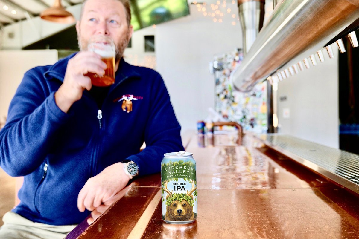 avbc's tweet photo. Find it? Tag it. Like it? Drink it. Fal's been enjoying our new Rotational Series Double IPA, but now it's your turn. Look for it near you and be the first to let us know when you see one in the wild. 

#doubleipa
#ipalover
#westcoastipa
#avbc
#andersonvalleybrewing 
#ipaallday https://t.co/ucNcLiLBUR