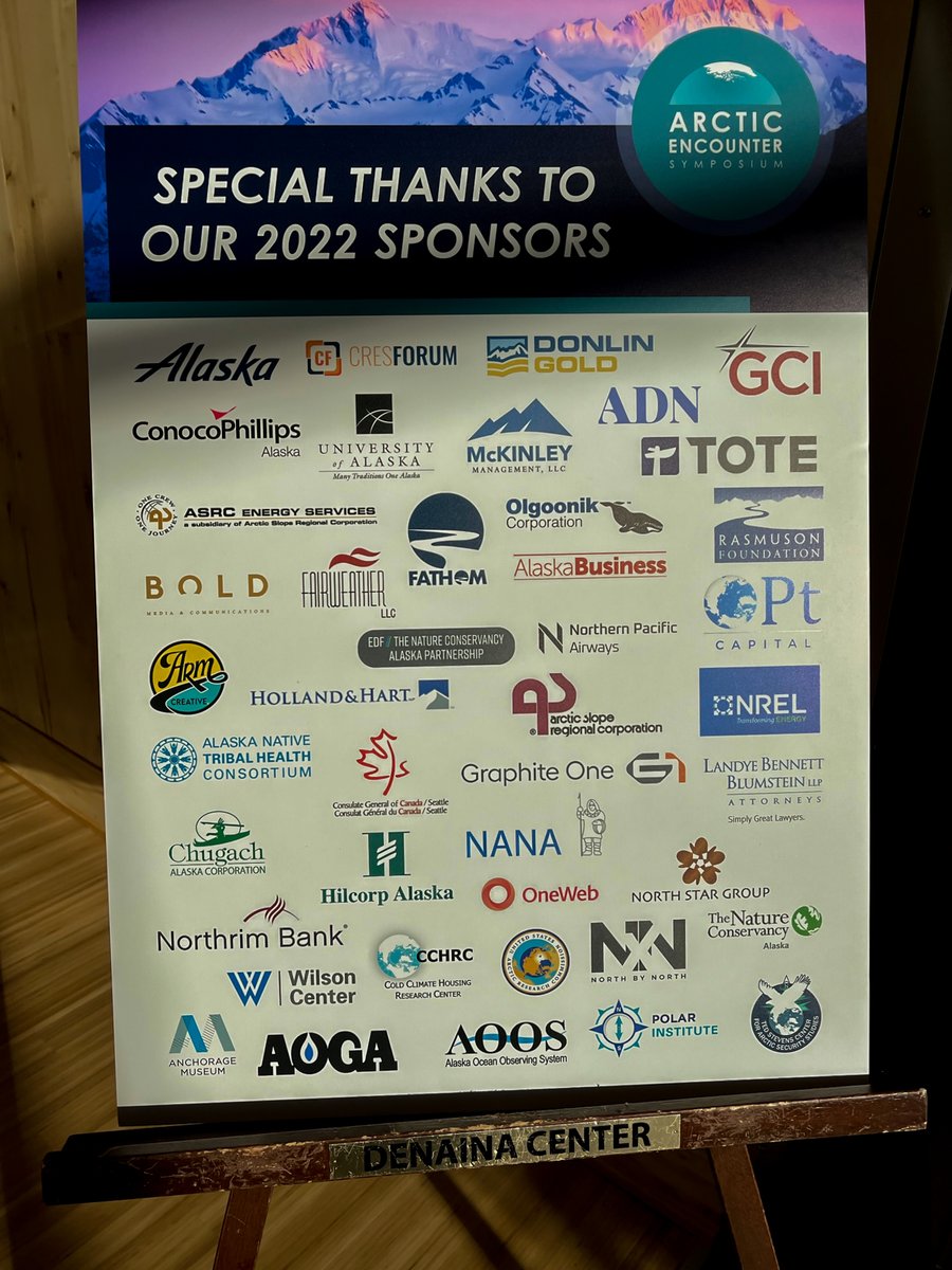 AKBusinessMonth's tweet photo. We are proud to be sponsors for @AESymposium. As the event kicks off, make sure to stop by our booth to pick up a copy of this month's issue! Thank you to those who have shown your support! #AKBizMag #ArcticEncounters https://t.co/Kh5ZoyFwCh