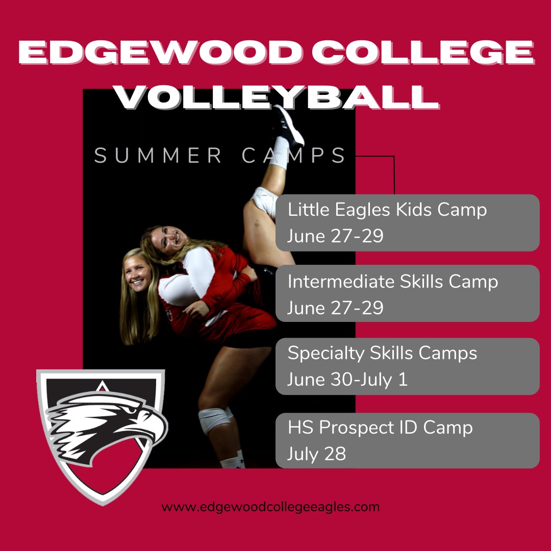 Sign up for our summer VB camps today!!!  Here is the link: info.abcsportscamps.com/ecvolleyball
