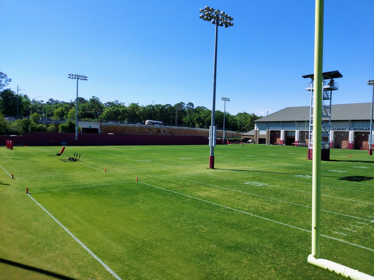 FSUCoachesVideo's tweet photo. It's nothing like a cool, breeze Spring day for one last @FSUFootball Spring Practice the Eve of the #GarnetandGoldGame!!!! @FSUCoachesVideo ready for the 🎬!!!! #VideoU #GONOLES #UNCONQUERED 👀 ☝#KeepCLIMBing....🍢🍢🍢🍢 https://t.co/hBrAfnOCd9