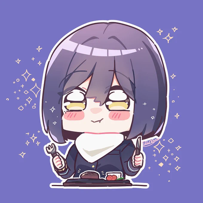 ハンバーグもぐりん✨🍽️ #凛Art 