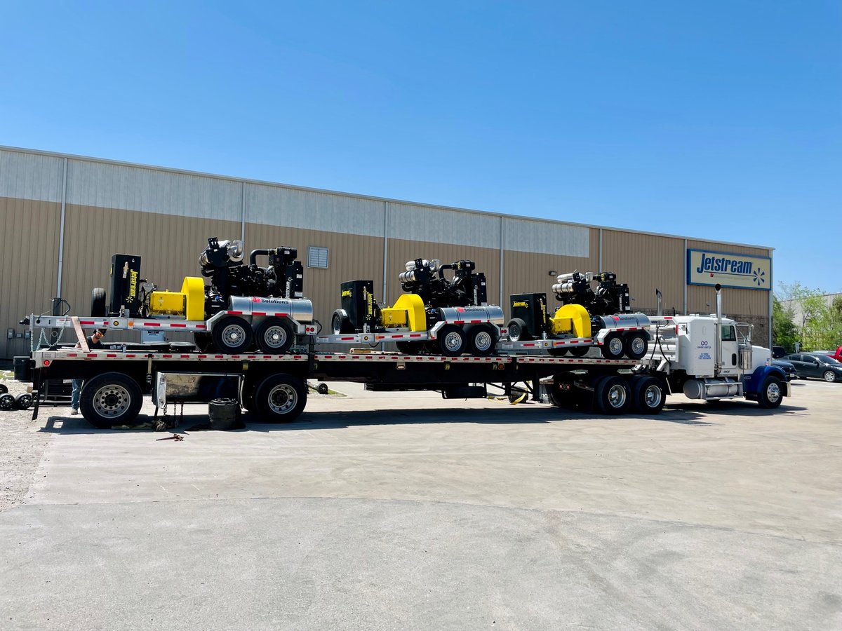 waterblast's tweet photo. That Friday feeling! 🙌

More Jetstream units getting ready to make their way to an FS Solutions center near you. 

Contact your local branch to rent yours today! https://t.co/880gG0gHJh https://t.co/zEuRXNJL1N