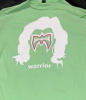 ThisDayInBSS's tweet photo. OTD 4/8/2014 #RipUltimateWarrior
Always a favorite of mine &amp; @barstoolsports personalities.. @rasslin 
Also one of the best Tshirt lines was the Wrestling ones.  @stoolpresidente https://t.co/hEcL7hkiRk